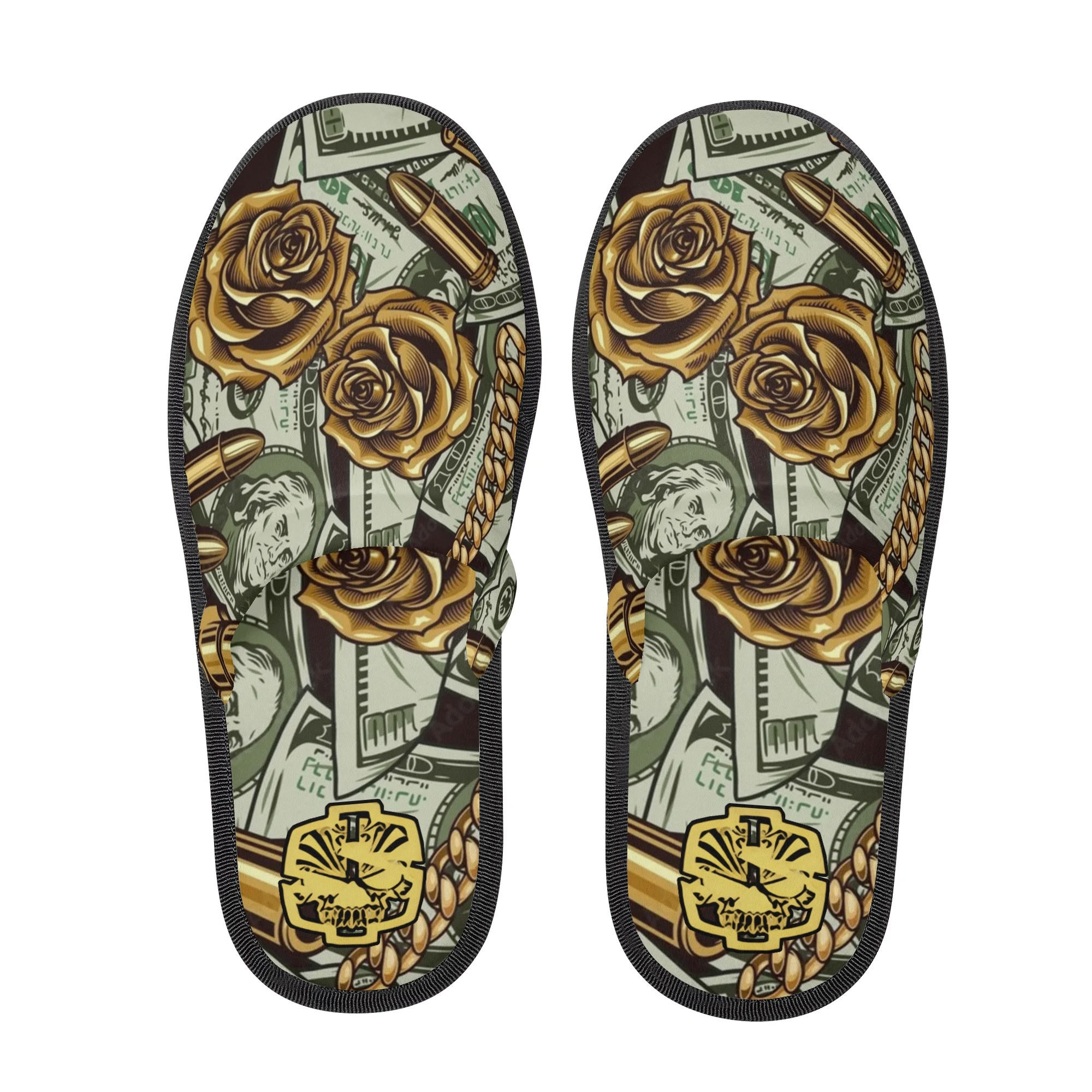 Proper Villainz Paper Chase Plush Slippers