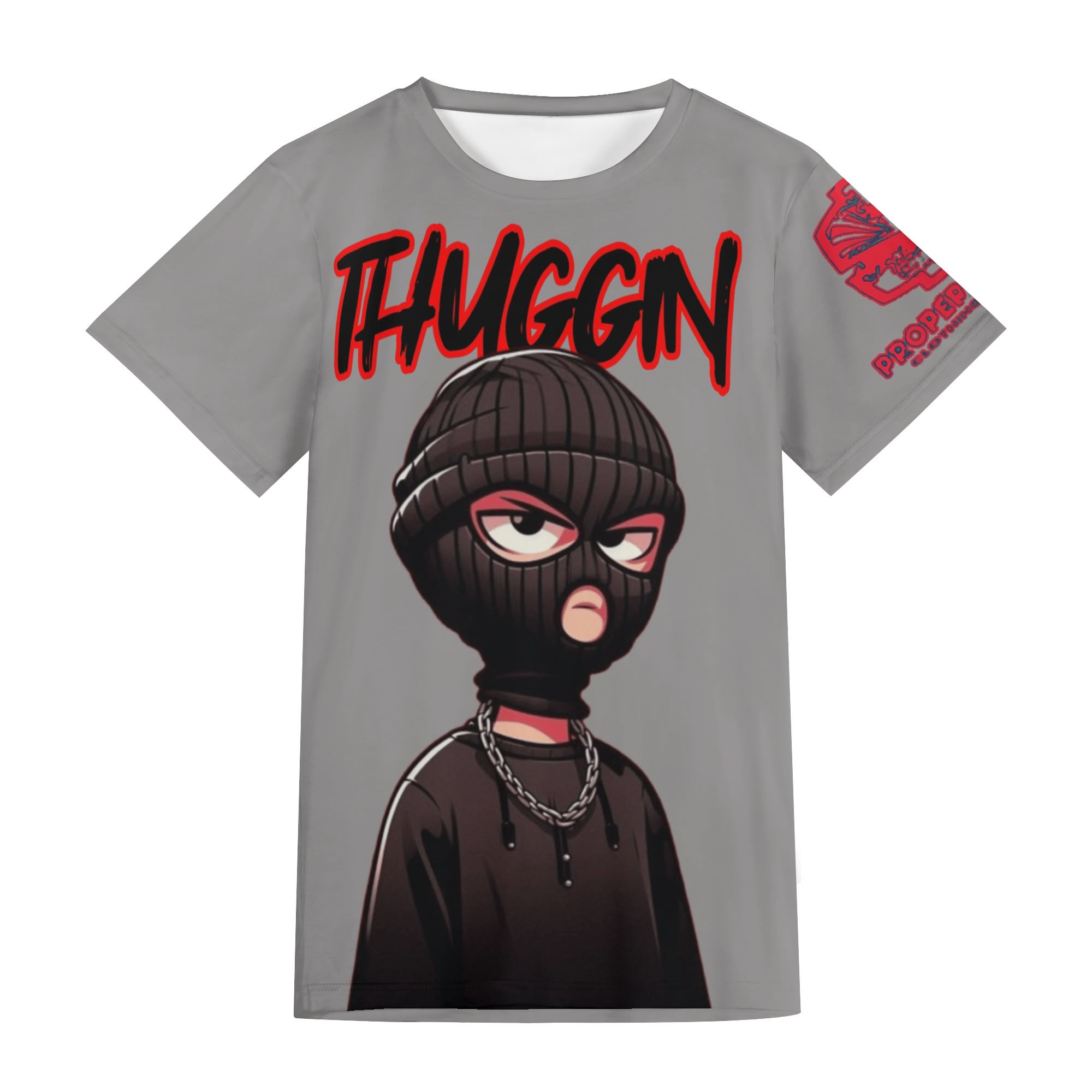Proper Villainz Thuggin Tee/Grey