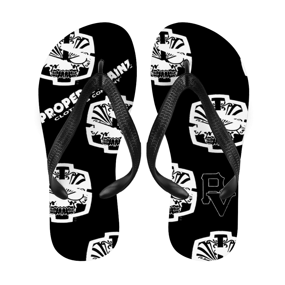 Proper Villainz Logo Flip Flops