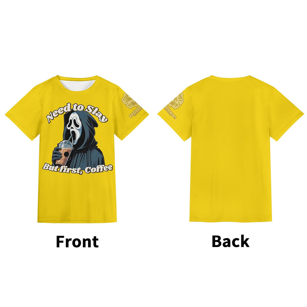 Thumbnail: Proper Villainz Coffee Slayer Tee - Yellow