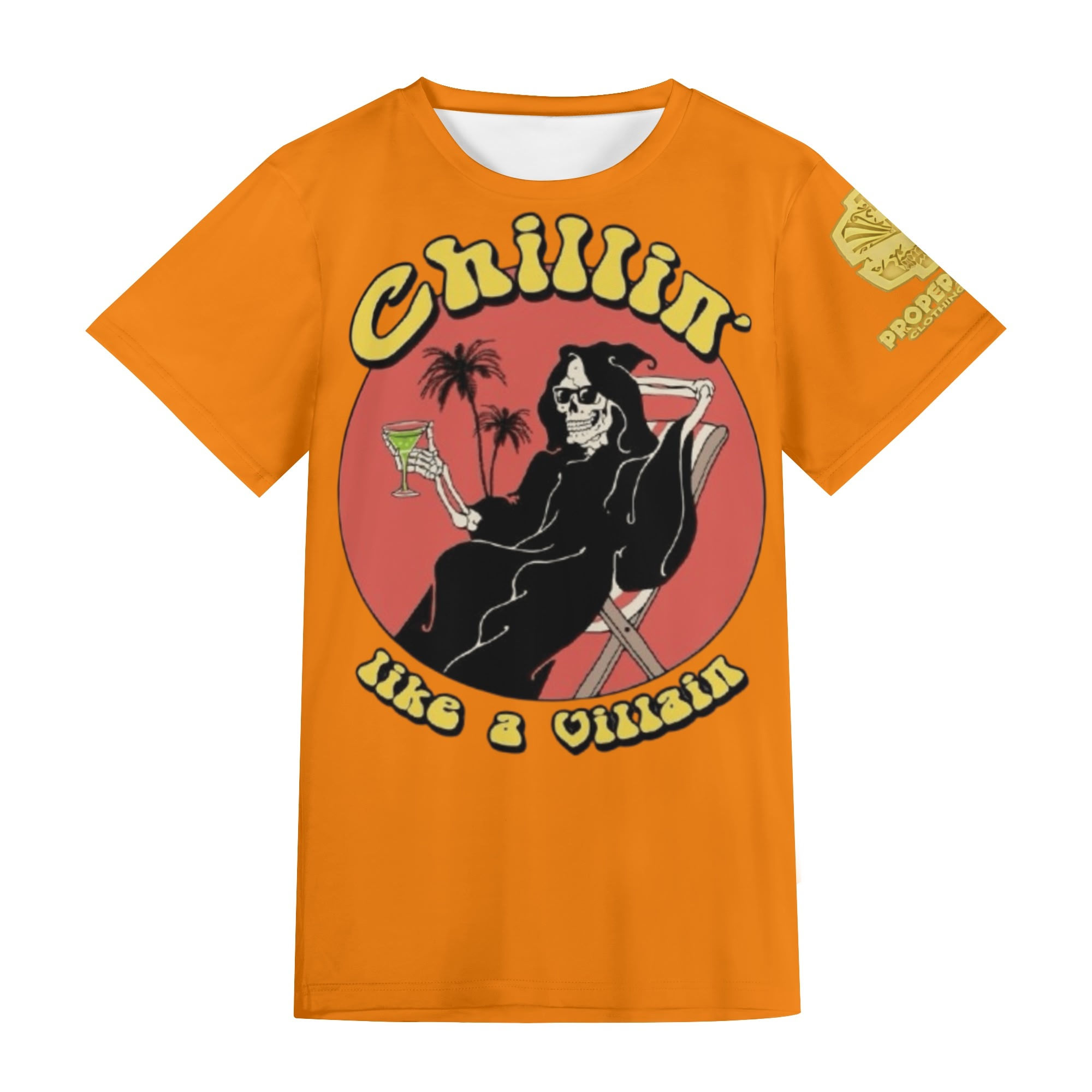 Proper Villainz Chillin Tee/ Orange