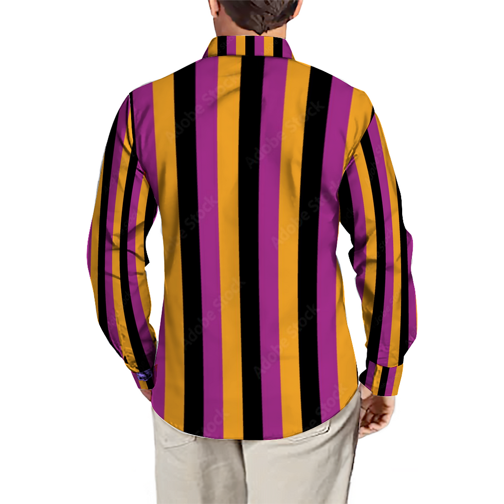Thumbnail: Proper Villainz Multicolor Striped Long Sleeve Shirt