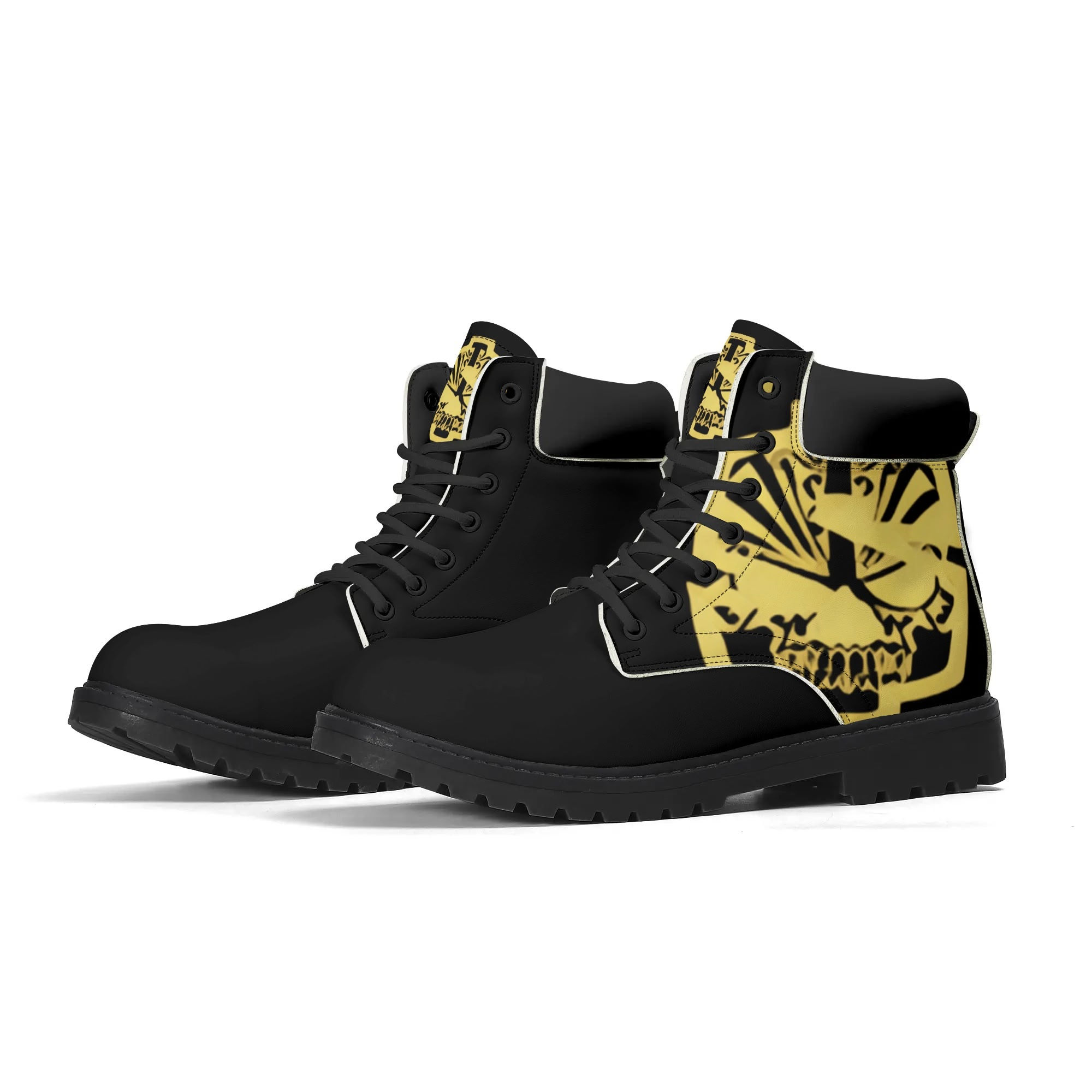 Proper Villainz Luxury All Season Boots/ Gold Logo