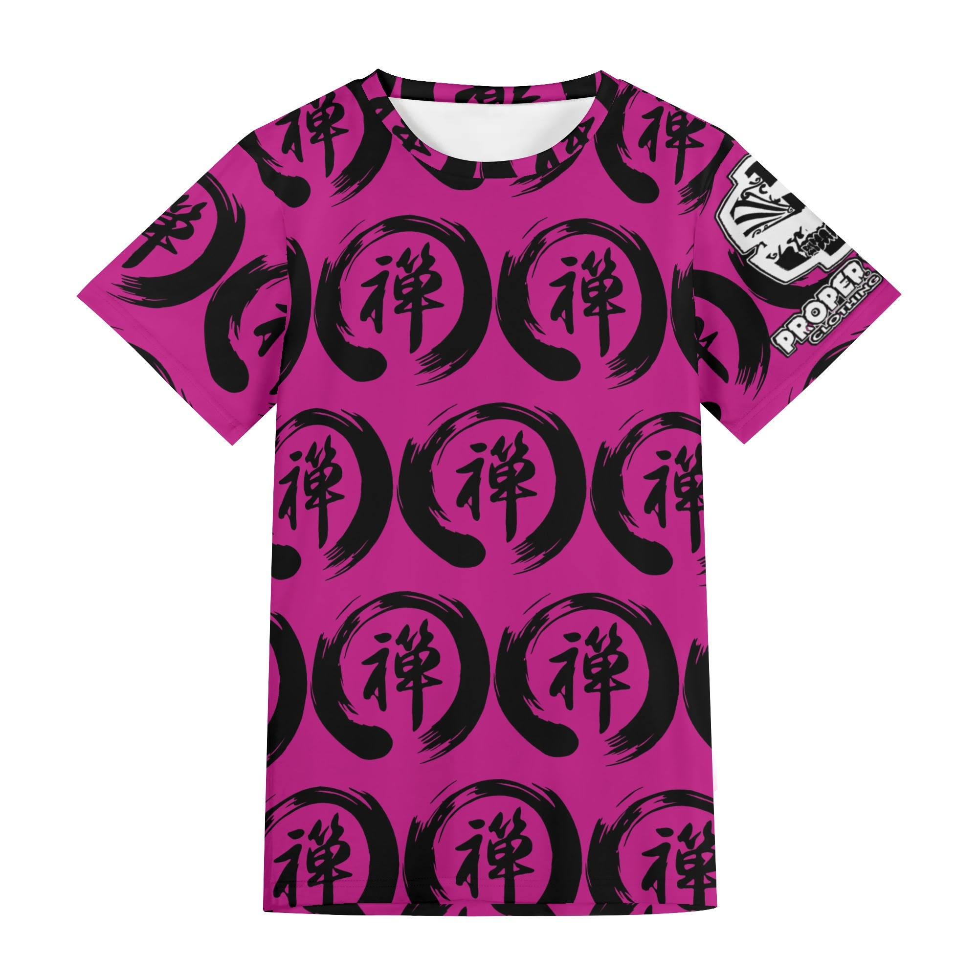 Proper Villainz Art of Zen Logo Tee/purple