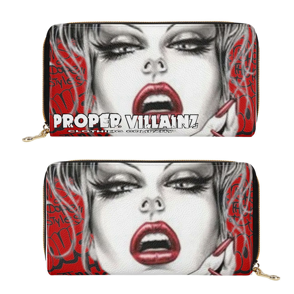 Thumbnail: Proper Villainz Vamp Lyfe Luxury Handbag With Shoulder Strap