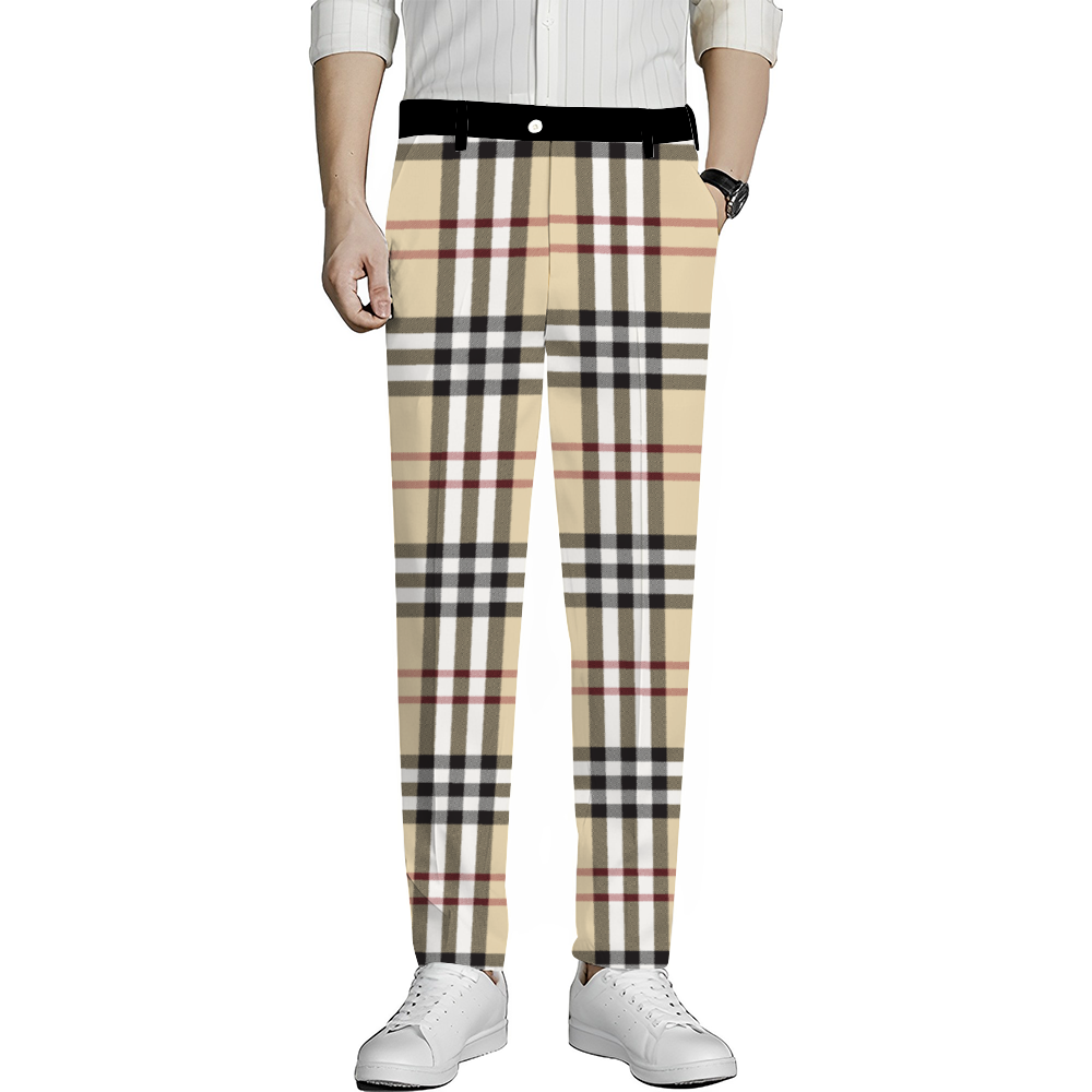 Proper Villainz Berry Plaid Suit Pants