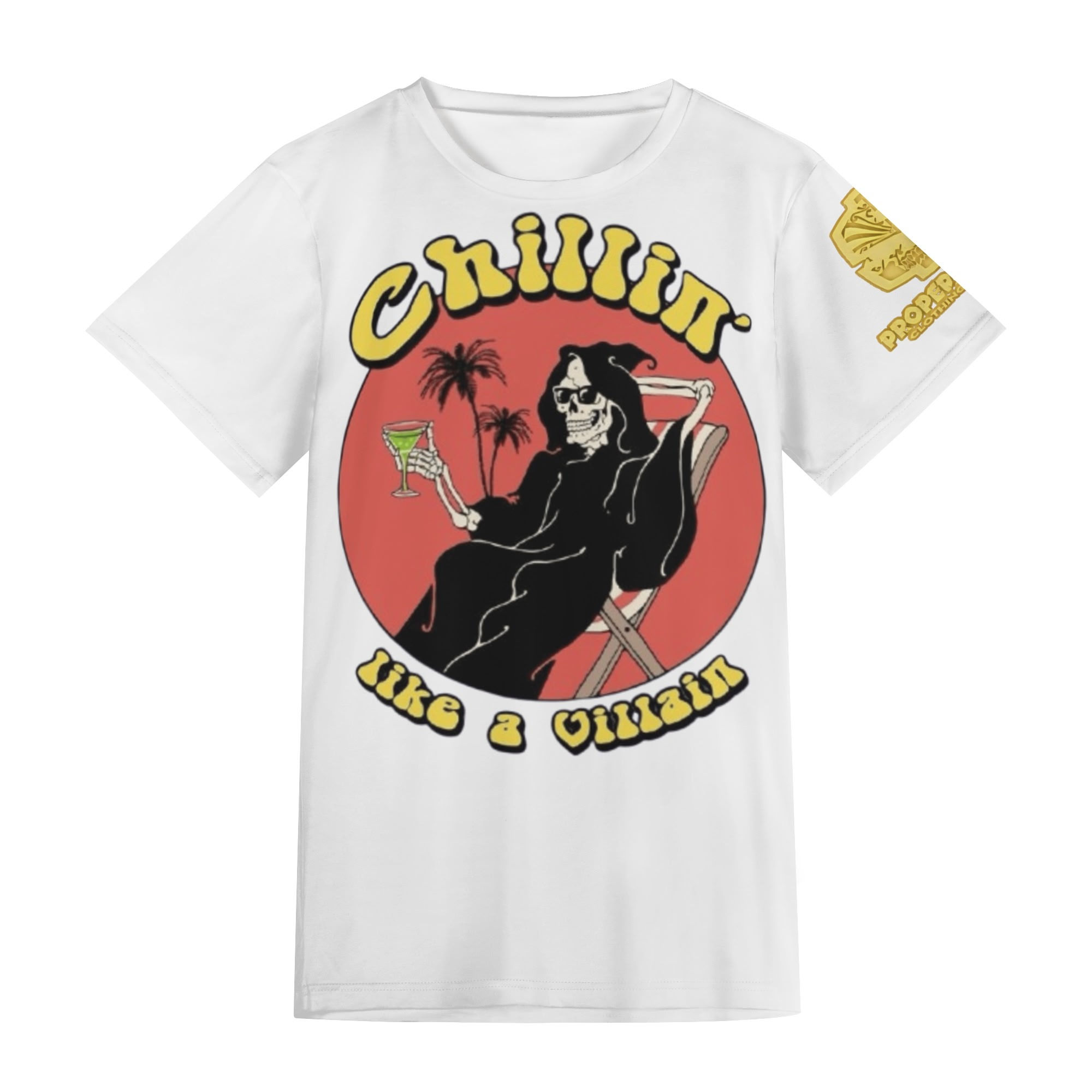 Proper Villainz Chillin Tee/ White