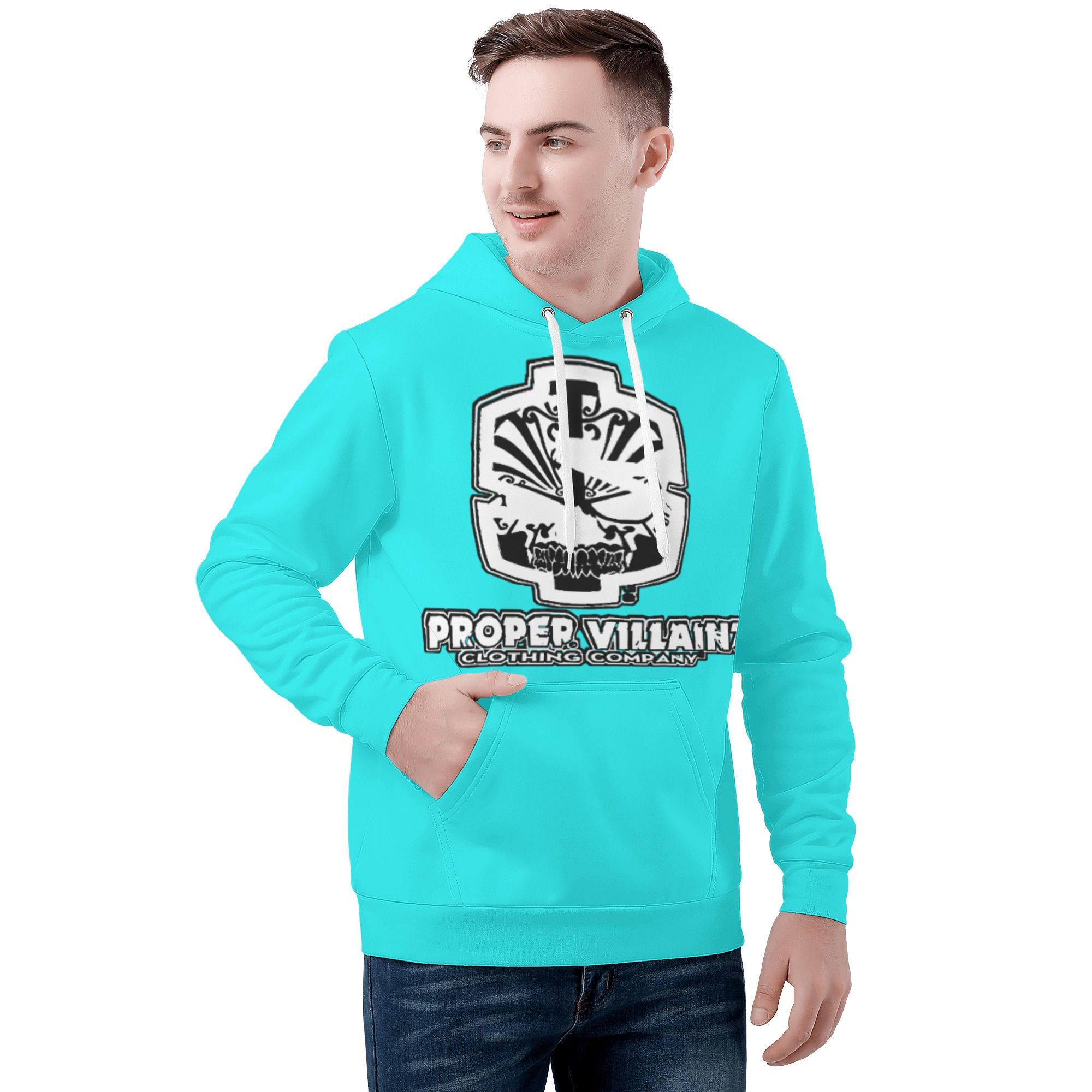 Proper Villainz Logo Hoodie/ Mint