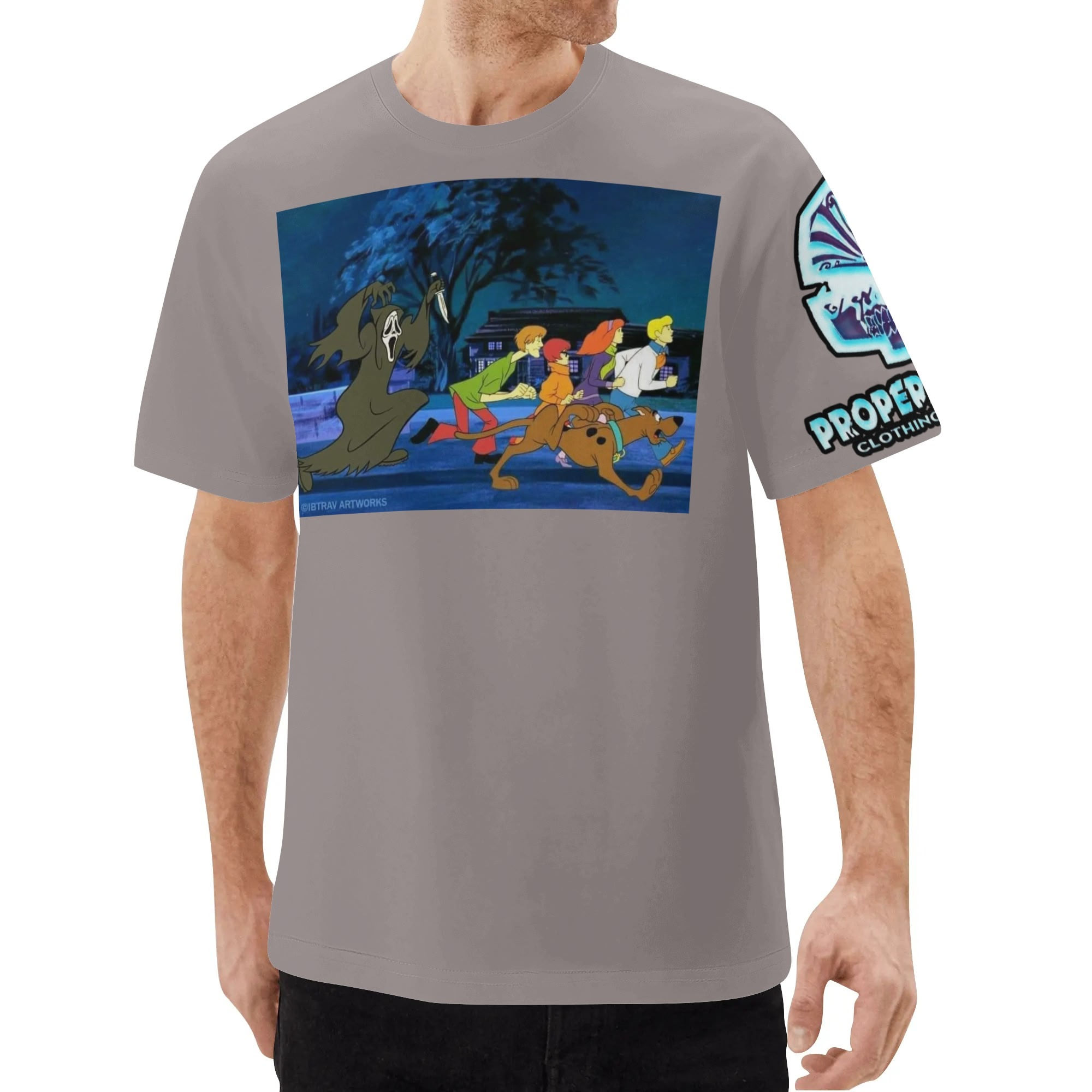 Proper Villainz Ghostface Chase Tee/gray