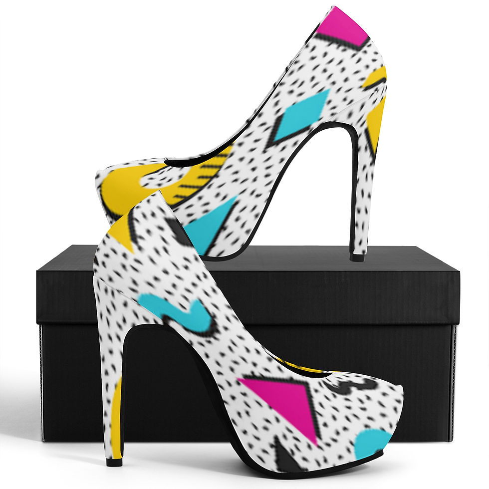 Thumbnail: Proper Villainz 90s Retro High Heels