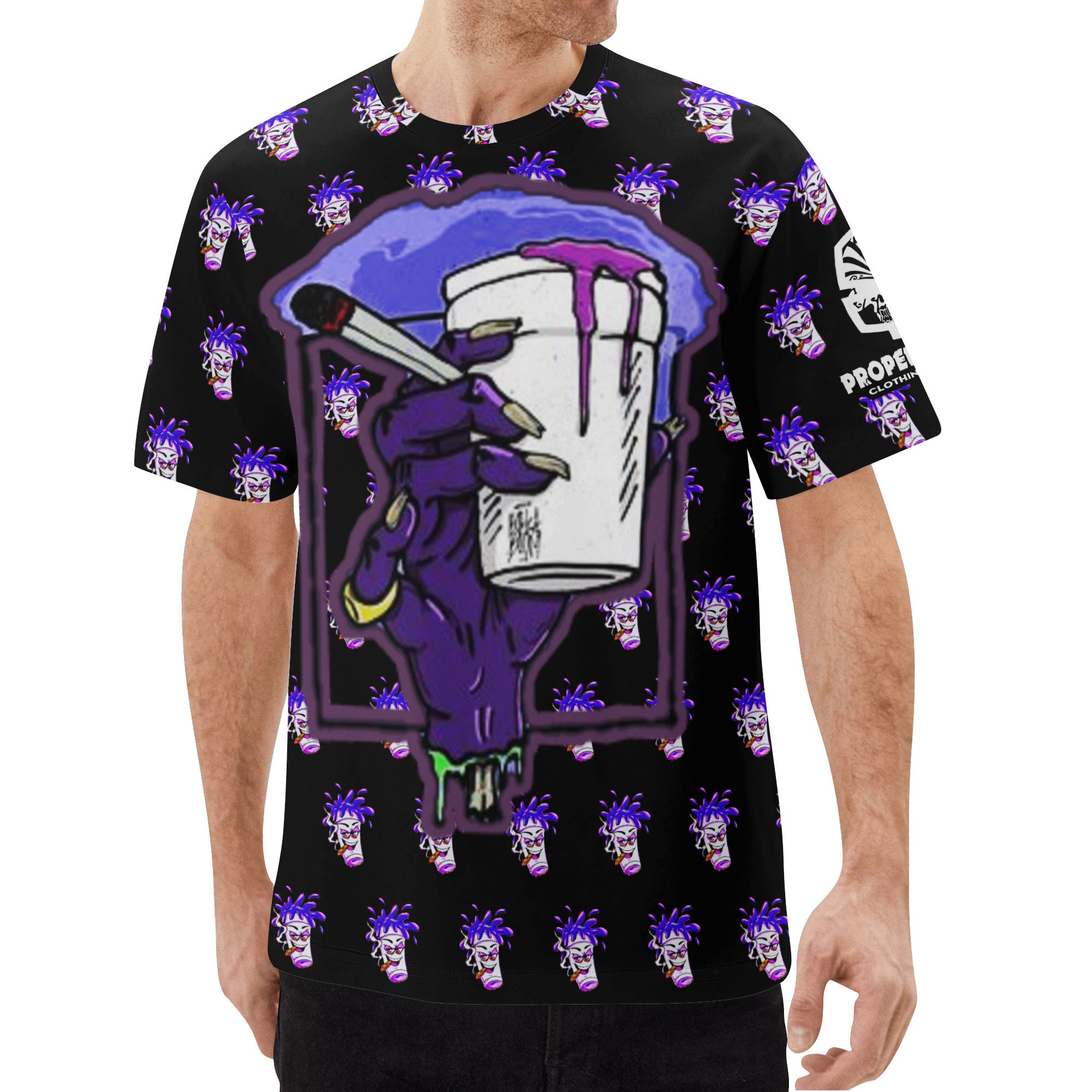 Proper Villainz Screw Cup Tee/Black