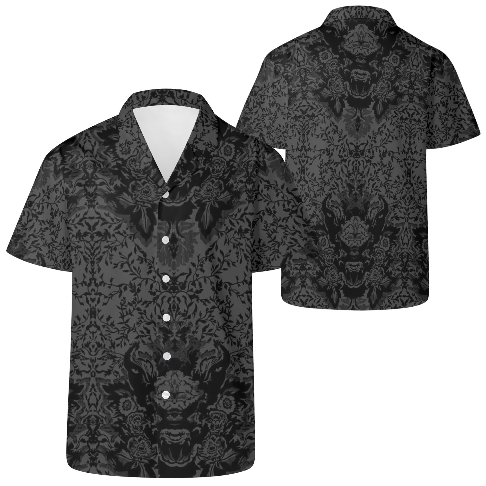 Proper Villainz Wolf Print Shirt
