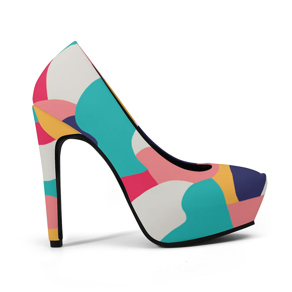 Thumbnail: Proper Villainz 90s Retro High Heels