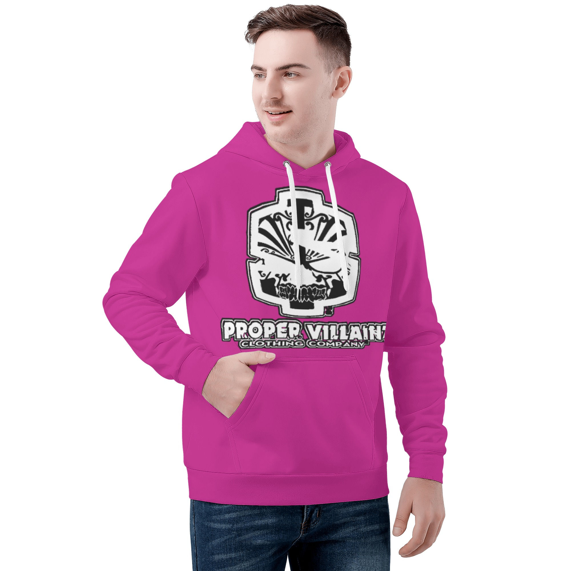 Proper Villainz Logo Hoodie/ Pink