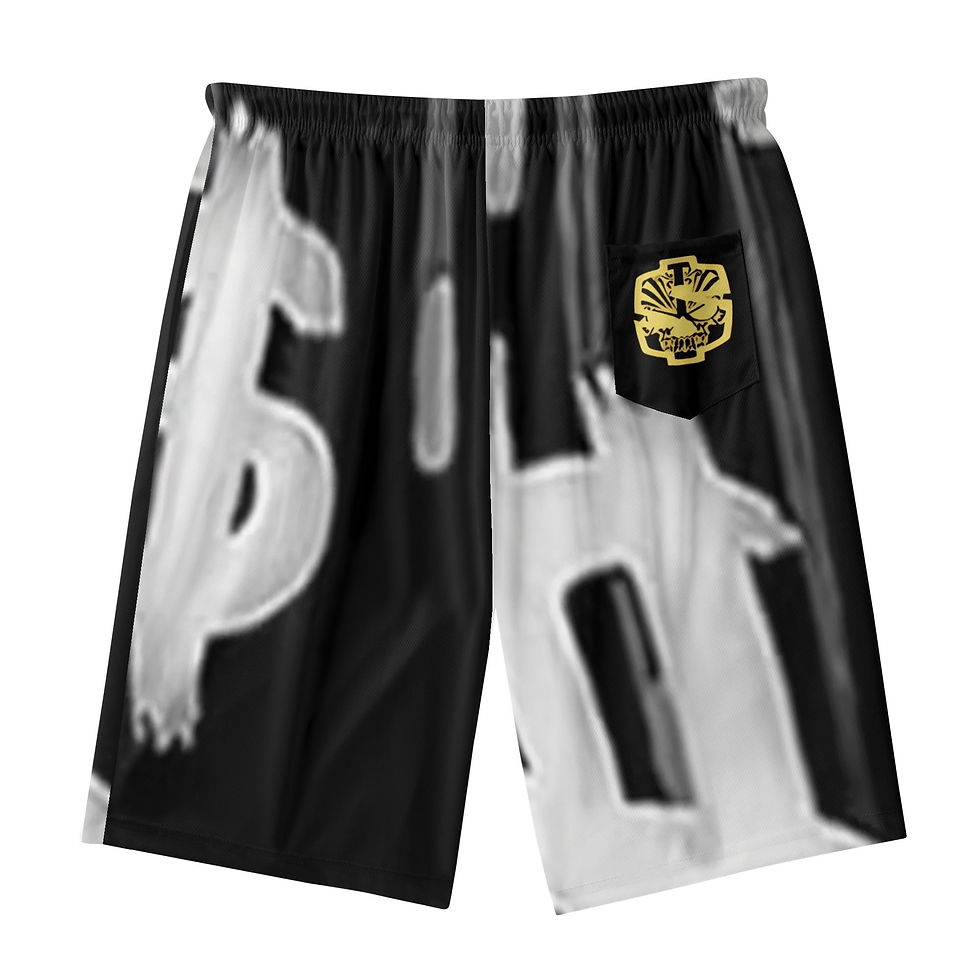 Thumbnail: Proper Villainz Painted Money Shorts