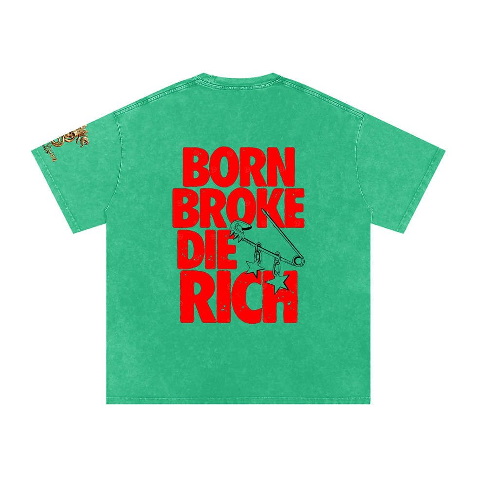 Thumbnail: Proper Villainz "Die Rich" Oversized Cotton Tee