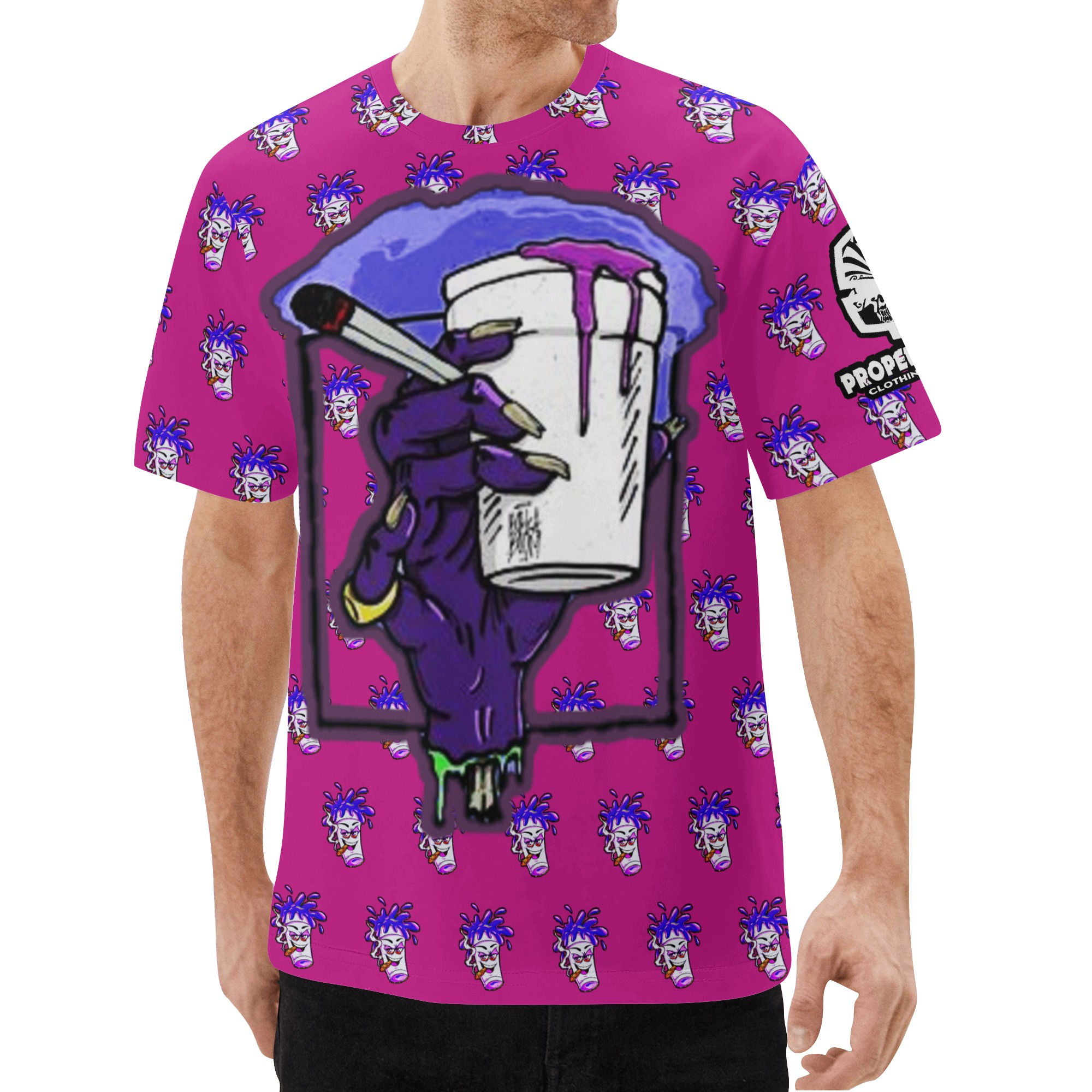 Proper Villainz Screw Cup Tee/Yurple