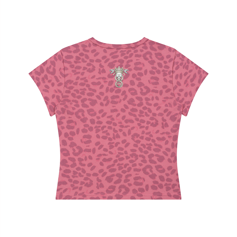 Thumbnail: Women's Proper Villainz Heartbreaker Leopard Crop Top