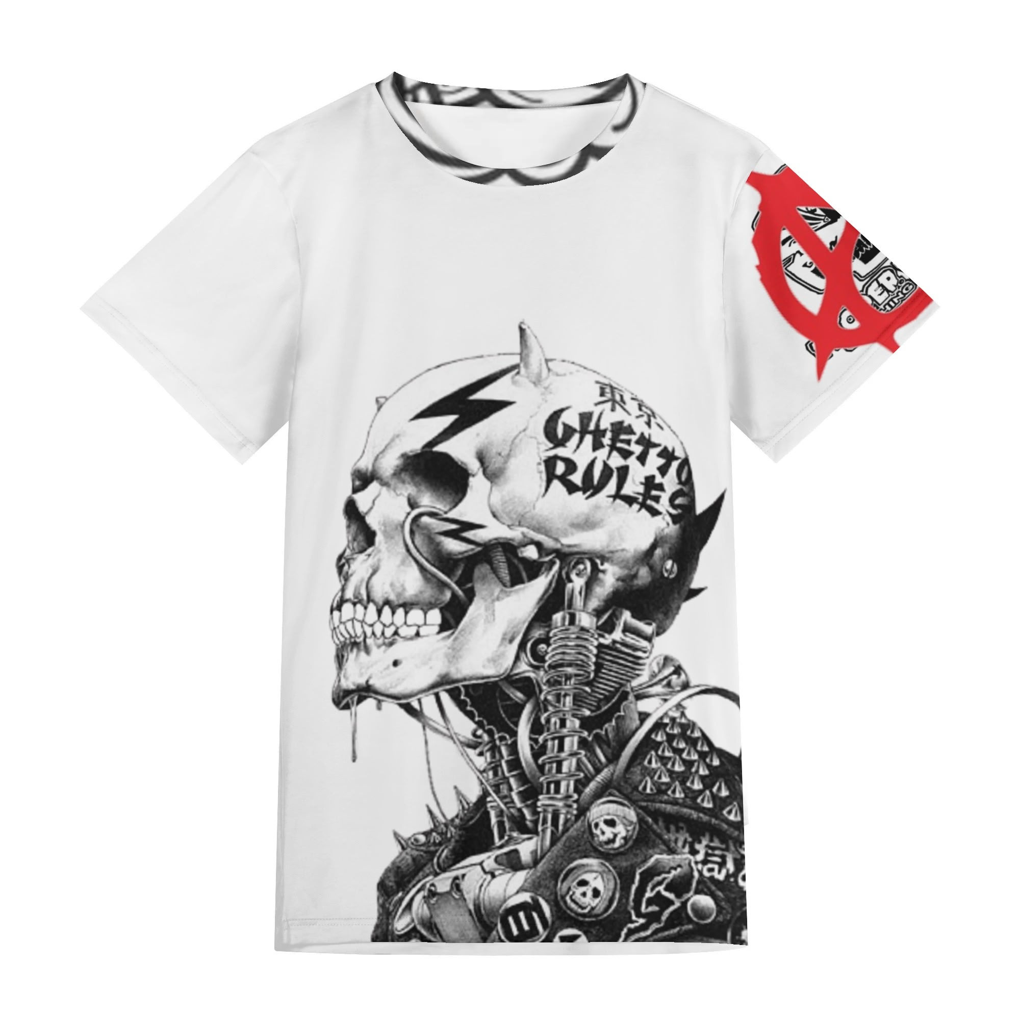 Proper Villainz Punk Ain't Dead Tee/White