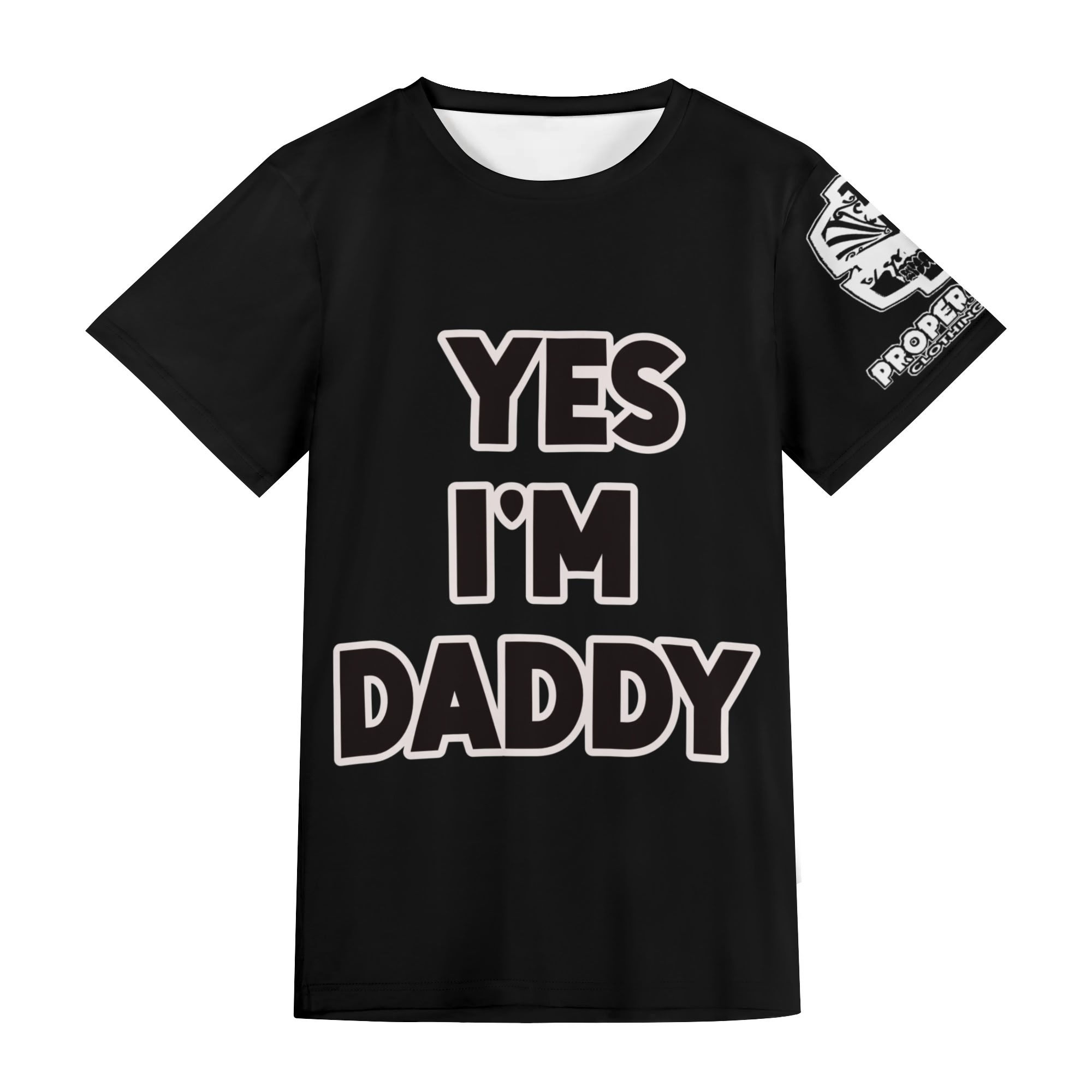 Proper Villainz Yes Im Daddy Tee/black