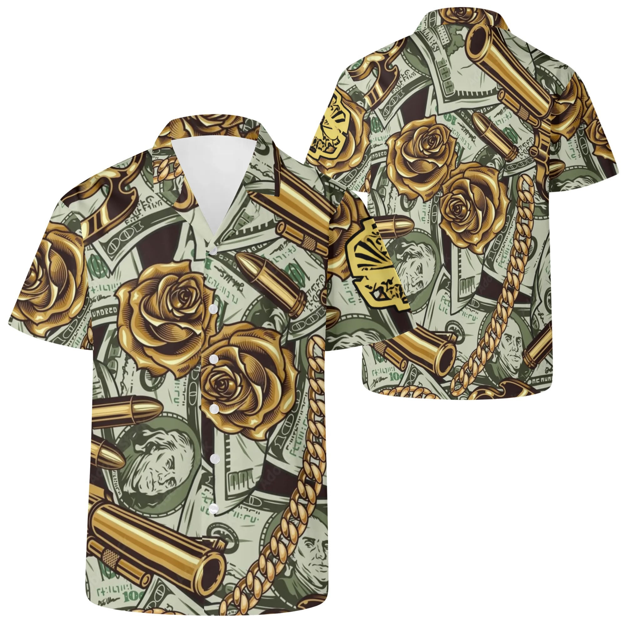 Proper Villainz Paper Chase Button Shirt/