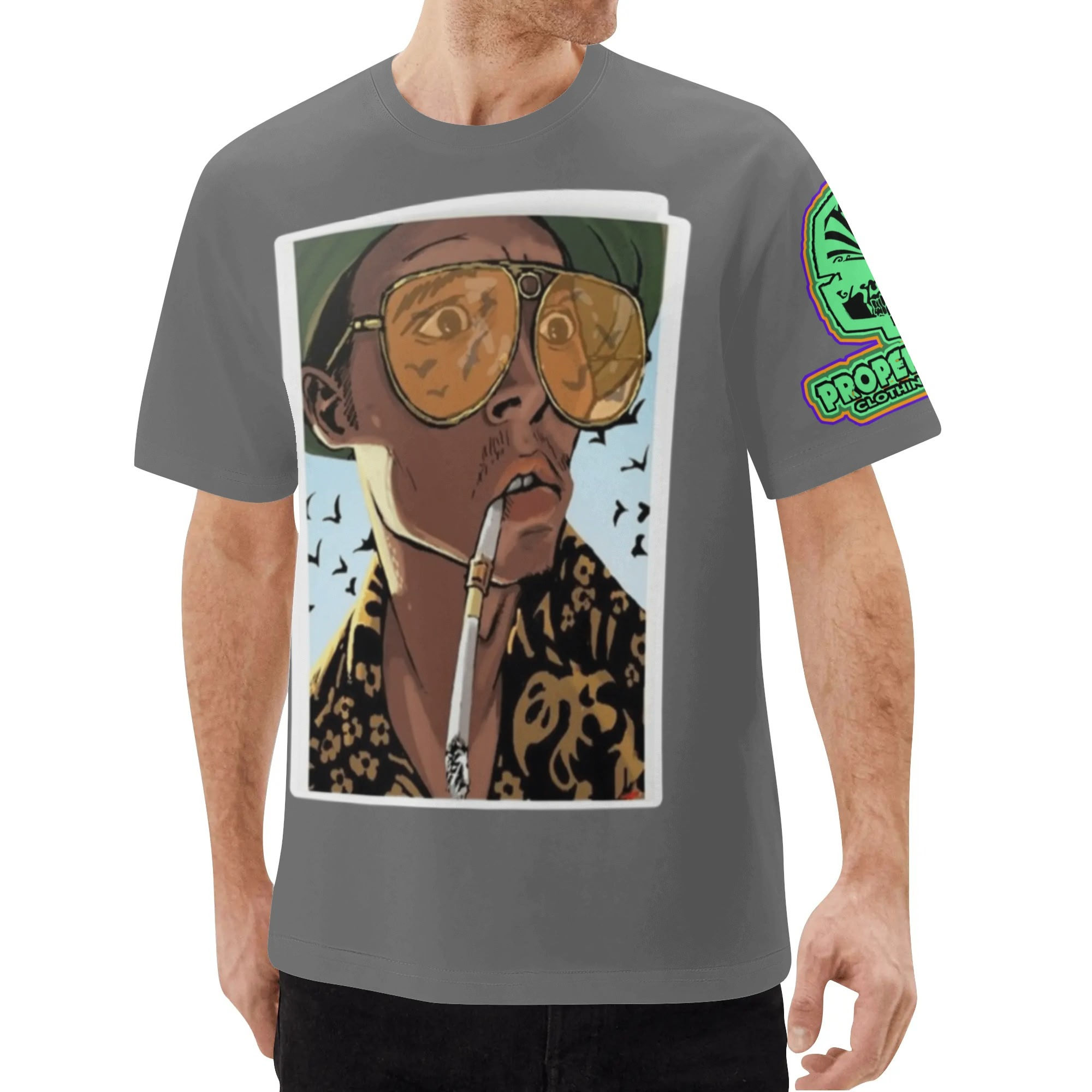 Proper Villainz Bat HunterTee/Gray