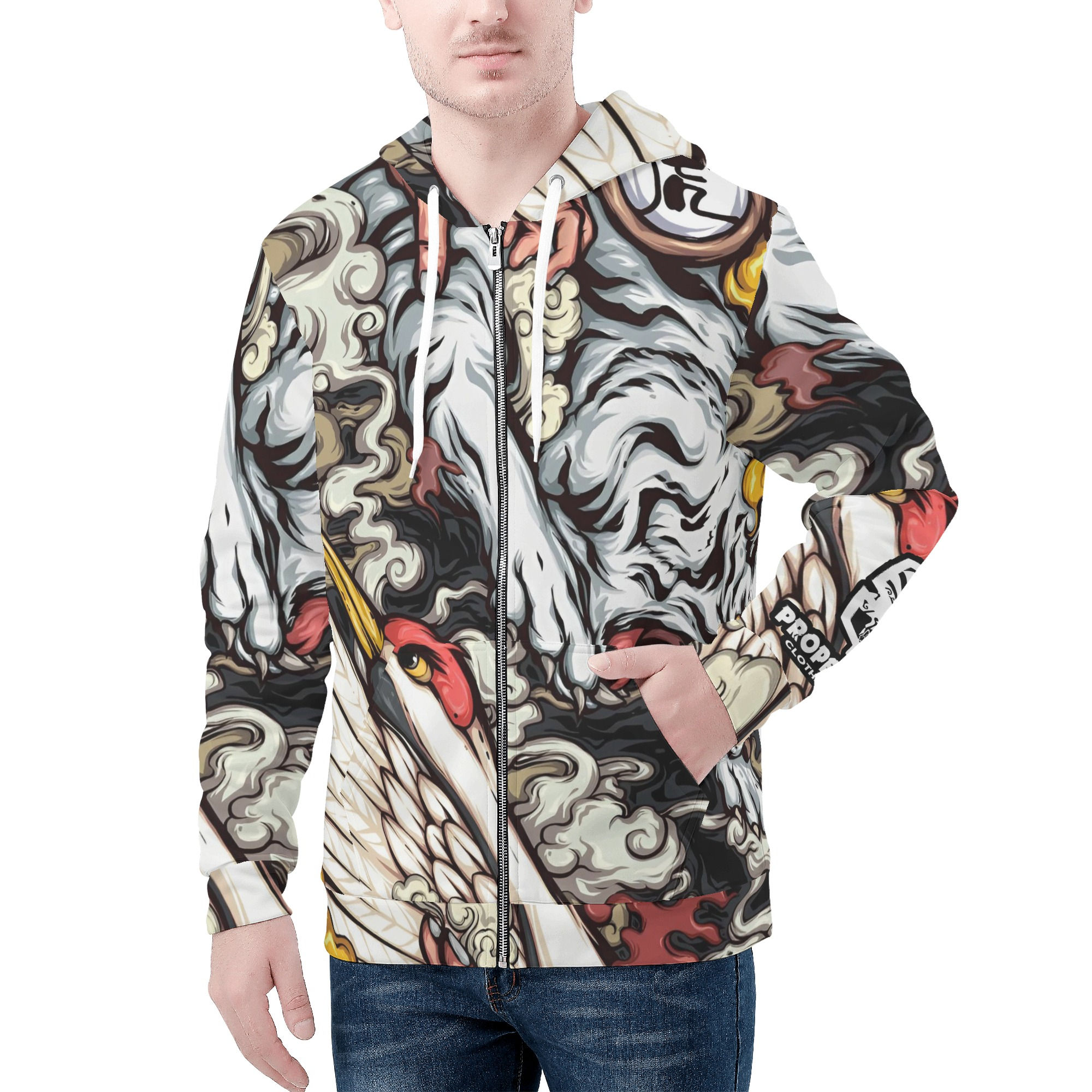 Proper Villainz Crane x Tiger Hoodie