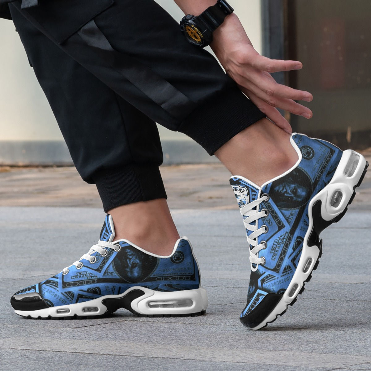 Proper Villainz Crooked 1 Sneakers/Blue Money