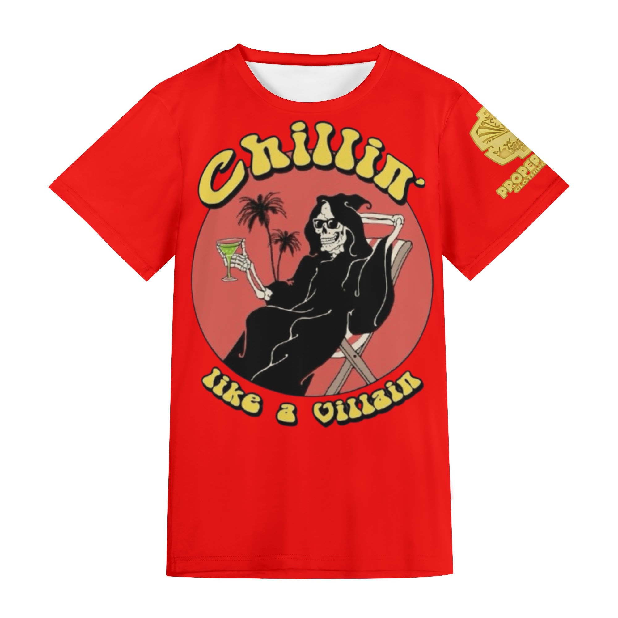 Proper Villainz Chillin Tee/ Red