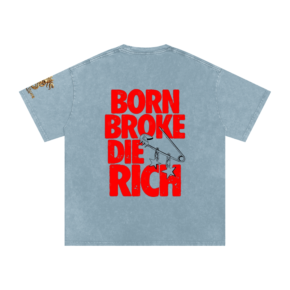 Thumbnail: Proper Villainz "Die Rich" Oversized Cotton Tee
