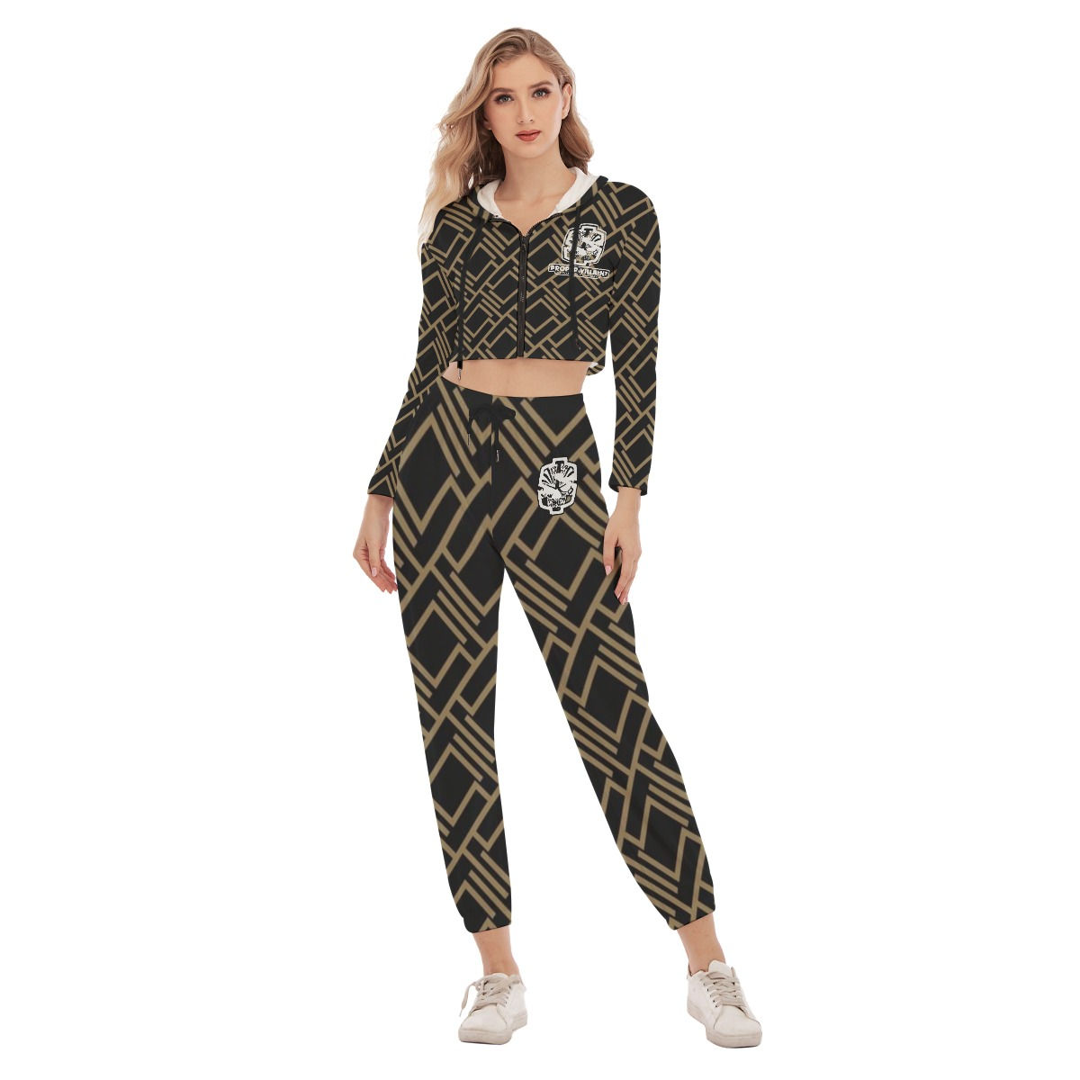 Proper Villainz Flex Women's Crop Hoodie Sports Set