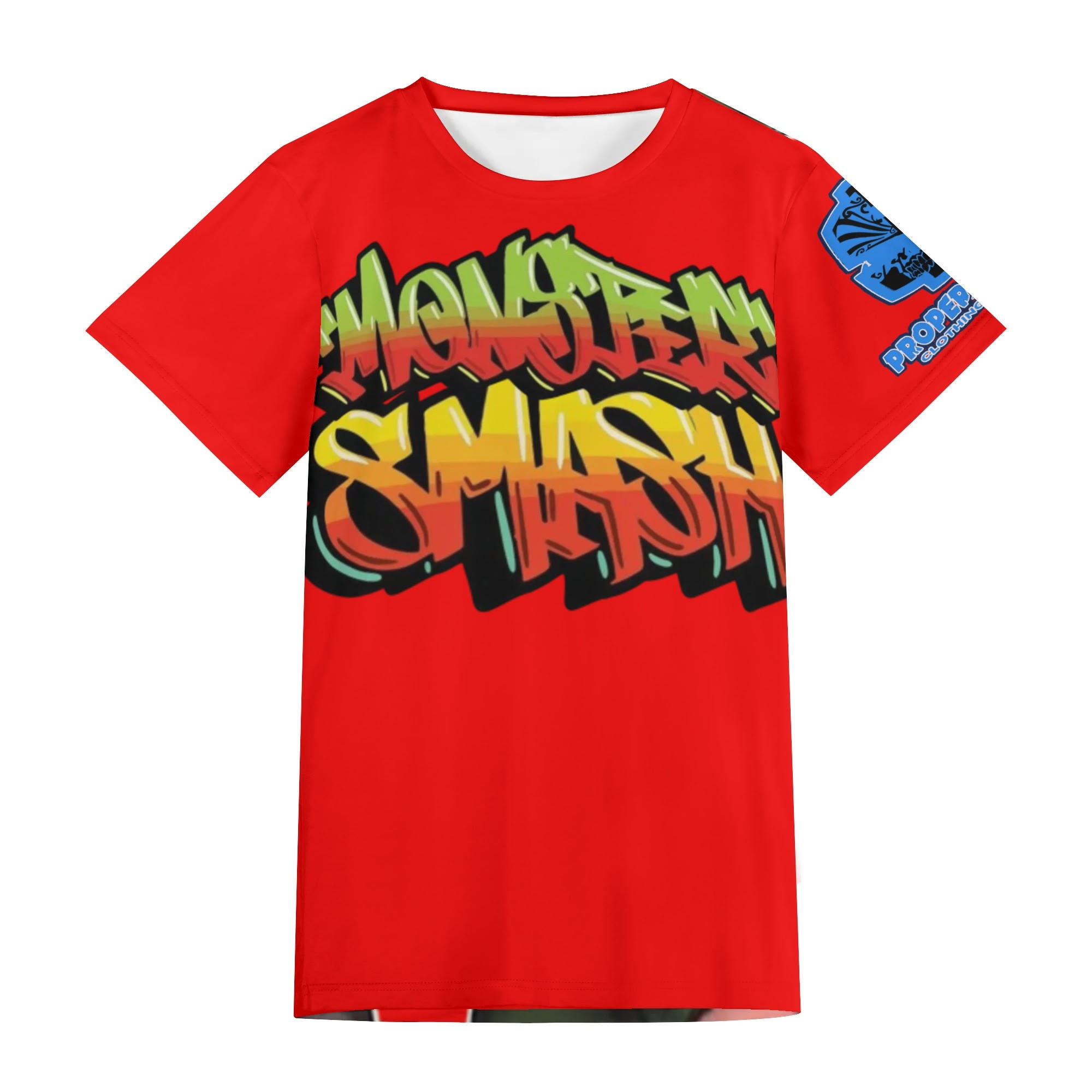 Proper Villainz Monster Smash Tee/Red