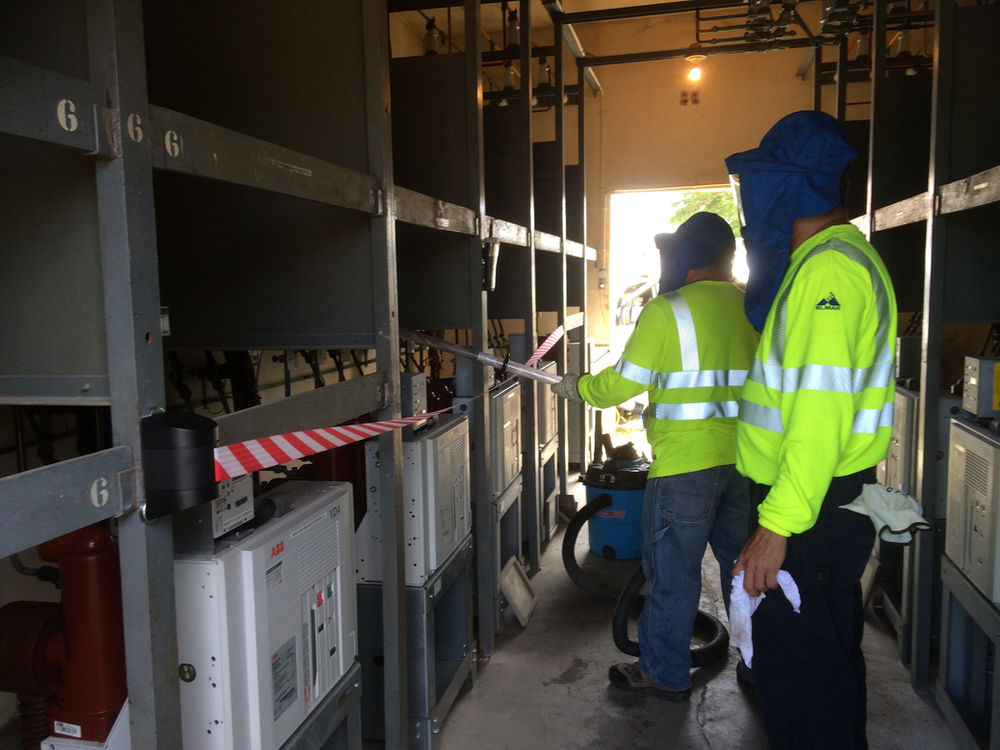 High Voltage Live Cleaning for Elmar Aruba