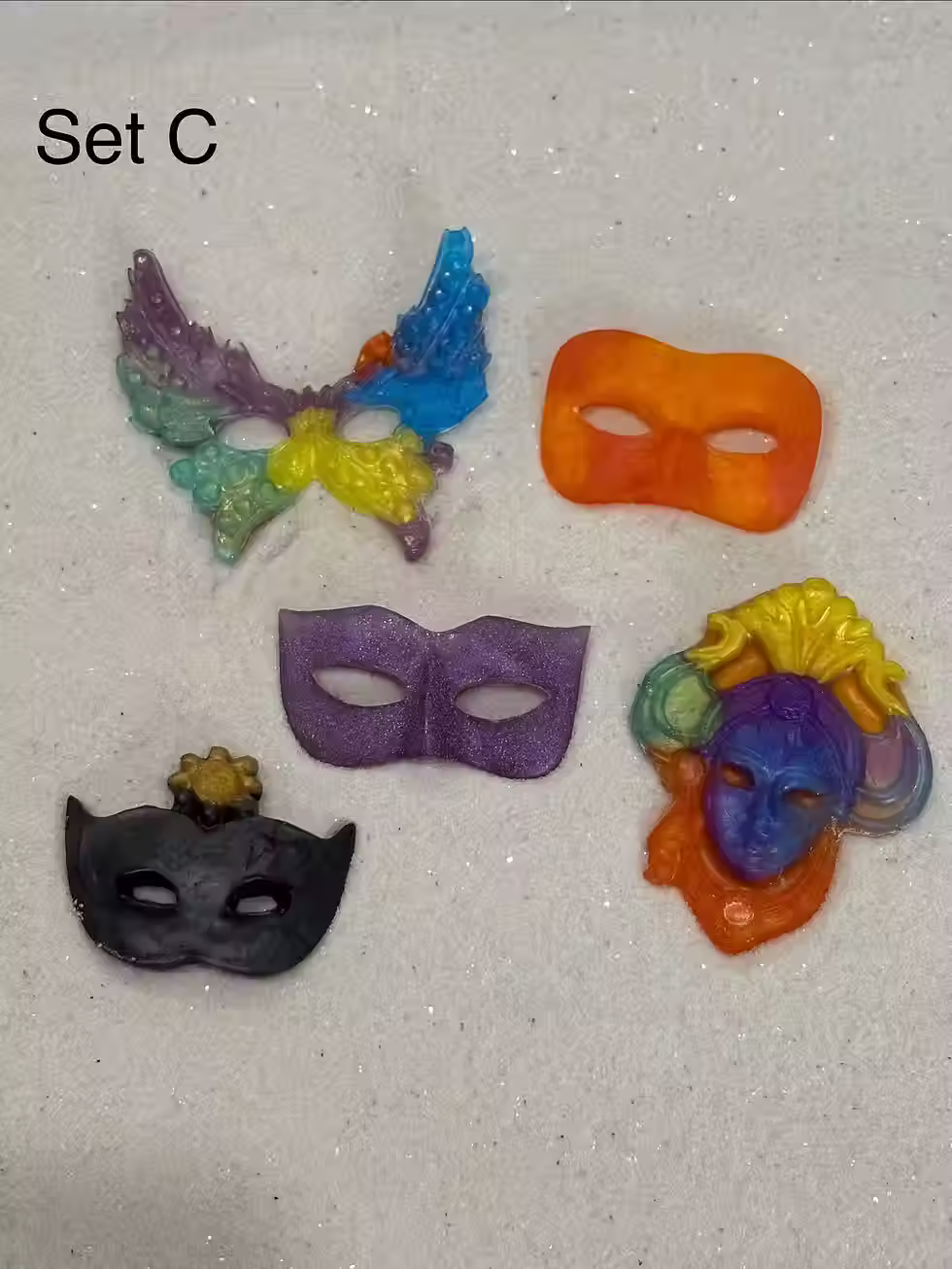 Thumbnail: Mask Sandtray Miniatures Set | Identity & Emotion Therapy Tools | Face Mask