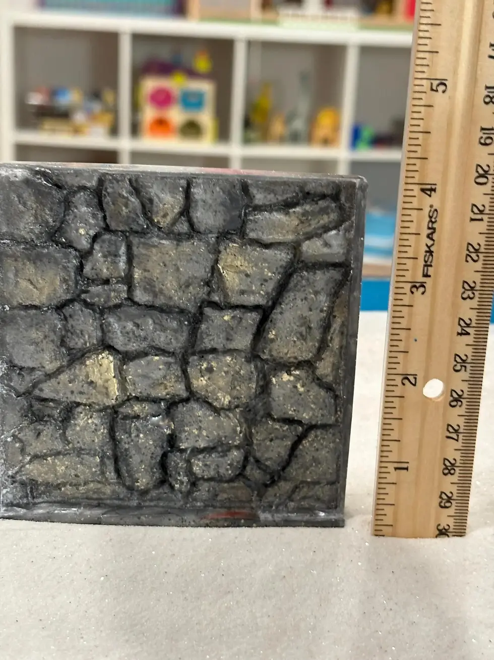 Thumbnail: Stone Wall Sandtray Miniature | Boundary, Protection & Strength Symbol