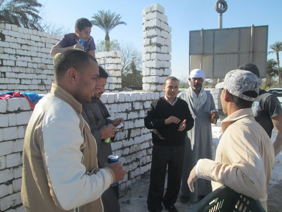 شريف نادى فى موقع الكمين