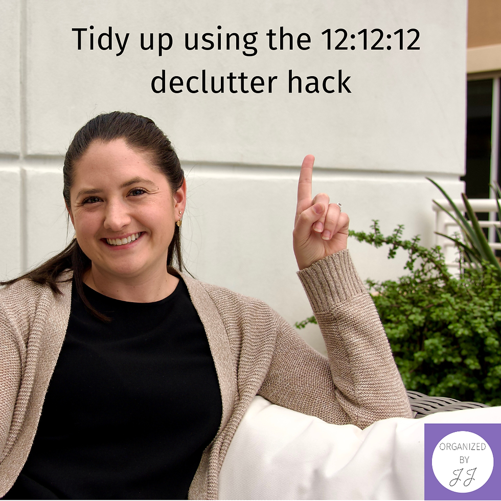 12:12:12 Decluttering Hack: A Simple Method to Declutter Your Home Fast