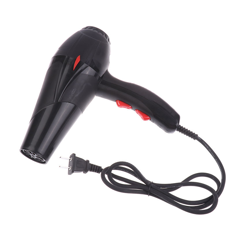 Miniatura: Secador de Cabelo de Alta Potência com Luz Azul, Ar Frio e Quente Ajustável.
