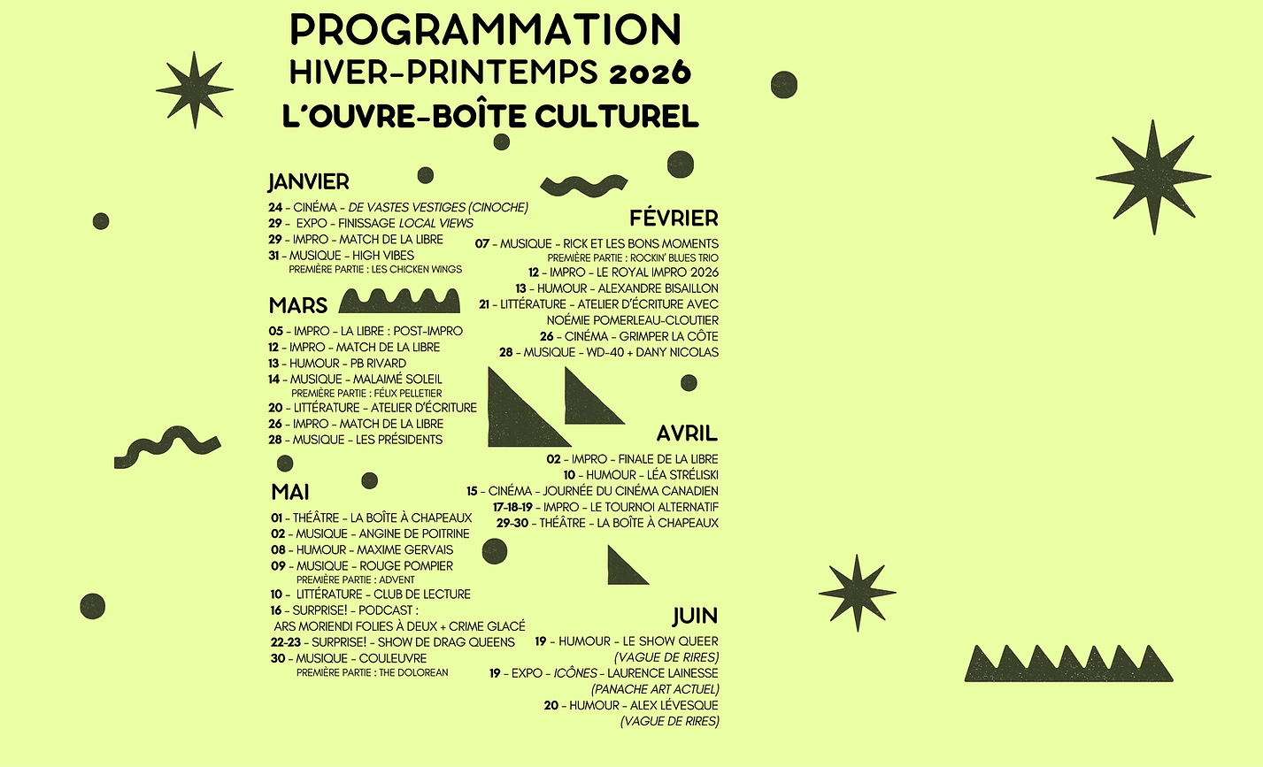 OCTOBRE 04 - SURPRISE ! - NordiK SoundSystem 05 - LITTÉRATURE - causerie avec Natasha Kana