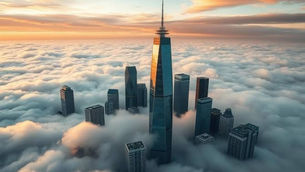 Poesia - Entre nuvens..., por Marcos Coelho