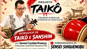 Música - Taikô e sanshin reinventam o encontro entre Japão e Campo Grande