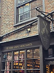 The York Ghost Merchants shop front in York