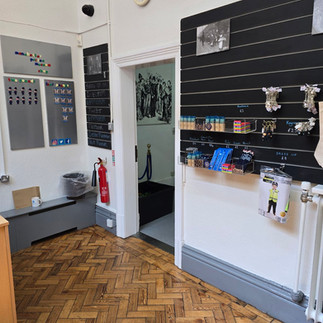 Exhibition room at Greater Manchester Police Museum.