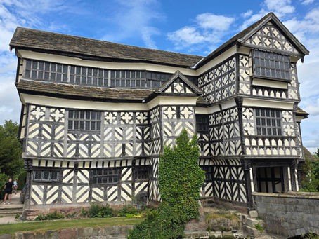 The exterior of Little Moreton Hall