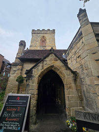 The vestibule of Holy Trinity Church.