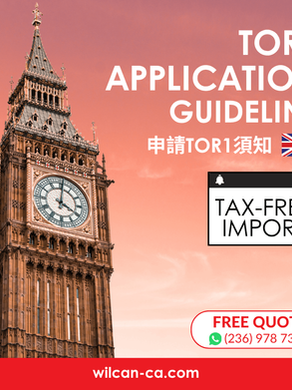 Guidelines for TOR1 Application