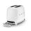 Miniaturbild: weißer Toaster von SMEG, mit Krümmelschublade