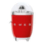 Zitruspresse in rot von der Marke Smeg, mit Klarsichtdeckel