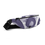 Thumbnail: Side view purple circle print fanny pack with white background. 
