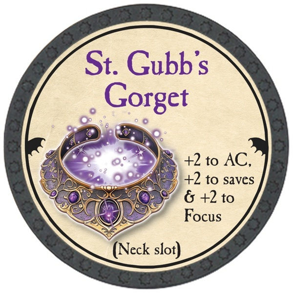 St. Gubb's Gorget (Onyx)